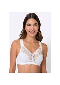 B&uuml;gelloser BH, Damen, Gr. 105, Cup D, wei&szlig;, 82% Polyamid, 18% Elasthan, BHs