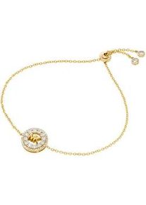 Armband Michael Kors "Schmuck Geschenk Silber 925 Armschmuck PREMIUM", gold (gelbgoldfarben, kristallwei&szlig;, kristallwei&szlig;), Armb&auml;nder, Damen, 19cm, Silber 925 (Sterlingsilber), Armband, mit Zirkonia (synth.)