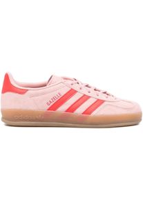 Adidas Low-Top Sneaker - Gazelle Indoor W Wonmau/red/gum4 - Gr. US_7_5 - in Gold - f&uuml;r Damen