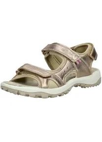 Sandale IMac "IMac Sandalen Leder", Damen, Gr. 38, champagne, Leder, Schuhe Sandale