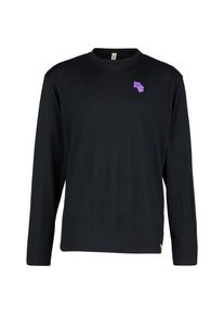 Odlo Crew Neck L/S Merino Graphic T-Shirt Merinoshirt Kinder (Gr 140 |schwarz)