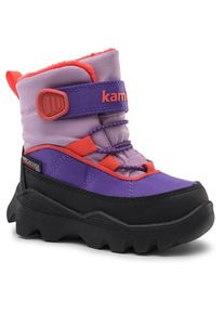 Winterschuhe Kamik Stance 3 Kinder (Gr 24 |schwarz/lila |wasserdicht)