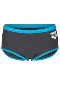 arena One Low Waist Short Big Logo Badehose Herren (Gr 10 |grau)