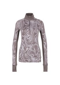 Stoic Merino225 StensundSt Half Zip Merinoshirt Damen (Gr L |grau)