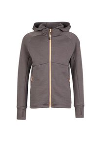 Stoic MerinoFleece240 StorforsSt Zip Hoody Merinohoodie Kinder (Gr 164 |grau)