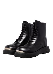 Love Moschino Stiefel & Boots - Square Love Stivaletto Donna - Gr. 38 (EU) - in Schwarz - f&uuml;r Damen