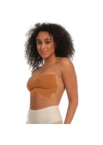 Klebe-BH MAGIC BODYFASHION "Boob Tape", Damen, Gr. N-Gr, mocha, Obermaterial: 95% Baumwolle, 5% Elasthan, k&ouml;rpernah, BHs Klebe-BH, tr&auml;gerlos, r&uuml;ckenfrei, tief ausgeschnitten und viele weitere Optionen