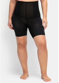 sheego Große Größen Formpants mit extrahoher Taille, schwarz, Größe 46 - Damen