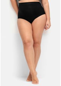 sheego Gro&szlig;e Gr&ouml;&szlig;en Formslip im Doppelpack, extrahohe Taille, hautfarben+schwarz, Gr&ouml;&szlig;e 40/42 - Damen