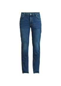 LANDS' END Stretch-Denim Jeans Straight Fit, Herren,  Blau, Baumwolle/Baumwoll-Mischung, by Lands' End