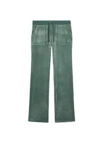Sweathose Juicy Couture "DEL RAY. Damen", Damen, Gr. S, EURO-Gr&ouml;&szlig;en, duck gr&uuml;n, Samt, 95% Polyester, 5% Elasthan, slim fit, Hosen Sweathose, Trainingshose Damen, Sweathose, Velour, Jogginghose mit Glitzer, Sale