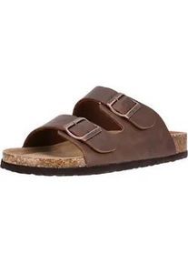 Sandale CRUZ "Shawnee", Herren, Gr. 42, braun, Leder, Schuhe Sandale, mit ergonomischem Fu&szlig;bett