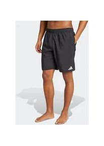 Badeshorts Adidas PERFORMANCE "8 ZOLL", Herren, Gr. M, N-Gr, schwarz-wei&szlig; (schwarz, wei&szlig;), Obermaterial: 100% Polyester, Badehosen Badeshorts