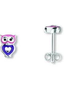 Paar Ohrh&auml;nger ONE ELEMENT "Eule Ohrringe Ohrstecker aus 925 Silber", silber, Ohrringe, Damen, Kinder, Silber 925 (Sterlingsilber), Symbolische Note &ndash; harmonisch gestaltet mit Liebe zum Detail