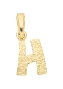 Adelia&acute;s Buchstabenanh&auml;nger ADELIA ́S "Damen & Herren 333 Gold Buchstabenanh&auml;nger H", gold, Schmuckanh&auml;nger, Damen, Gold, f&uuml;r Damen & Herren