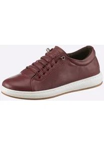 Sneaker Andrea Conti, Damen, Gr. 38, rot (burgund), Glattleder, Leder, Rindsleder, Schuhe Sneaker