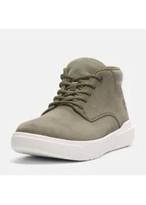 Schn&uuml;rboots Timberland "SENECA BAYMID LACE UP SNEAKER", Herren, Gr. 44, gr&uuml;n (dunkelgr&uuml;n nubuck), Leder, Schuhe Schn&uuml;rboots, Winterstiefel, Schn&uuml;rstiefel, Winterschuhe