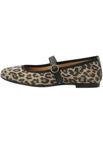 Ca'Shott Ballerina CA'SHOTT "Ca'Shott Ballet flats CASELVIRA", Damen, Gr. 37, Normalschaft, leopard print, Obermaterial: 100% Leder, Schuhe Ballerina