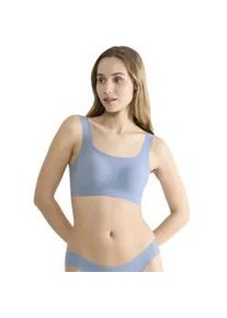 Bustier Sloggi "ZERO Feel 2.0 Top", Damen, Gr. S, N-Gr, chambray, Single Jersey, Obermaterial: 76% Polyamid, 24% Elasthan, BHs Bustier, nahtlos und unsichtbar