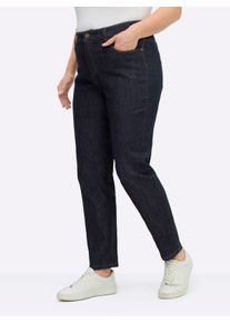 sheego Große Größen Jeans in schmaler Form, blue-black, Größe 42 - Damen
