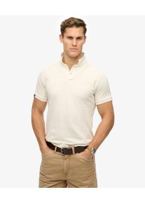 Superdry Herren Vintage Destroy Poloshirt Wei&szlig; - Gr&ouml;&szlig;e: XL 1040808500334B7G004