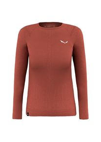 Salewa Zebru Responsive L/S Tee Merinounterw&auml;sche Damen Ski (Gr 40 |rot)
