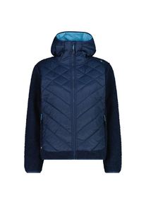 CMP Jacket Hybrid Fix Hood Fleecejacke Damen (Gr 40 |blau)