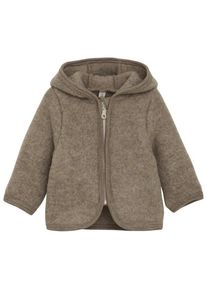 Merinojacke Huttelihut Jacket Ears Wool Fleece Kinder (Gr 56 |braun)