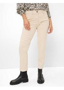 Brax Damen Chino Style MARA S CANVAS, cremewei&szlig;, Gr. 42K