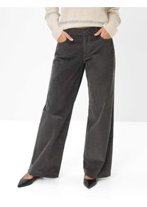 Brax Damen Cordhose Style MORGAN SHADOW, dunkelgrau, Gr. 36L
