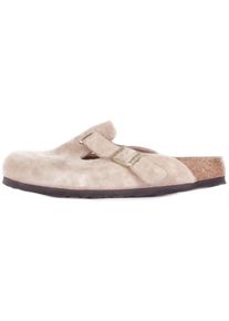Birkenstock Sandalen - Birkenstock Boston Bs Slippers Zand 1030883 - Gr. 42 (EU) - in Beige - f&uuml;r Damen