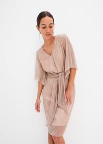bonprix Kleid mit Glitzergarn, rosa, Gr.48/50 (XL), Stylisches Kleid mit toller Passform