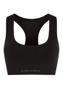 Icebreaker Merino Seamless Active Bra Sport-BH Damen Wandern (Gr S |schwarz)