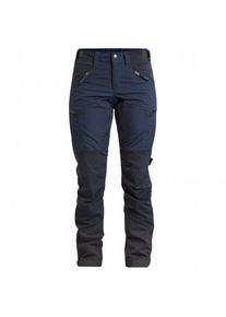 Lundhags Makke Pant Trekkinghose Damen Wandern (Gr 38 - Short |blau)
