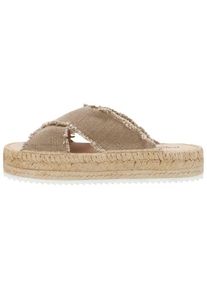 Sandalen Espadrij Croisette Linen Damen (Gr 38 |beige)