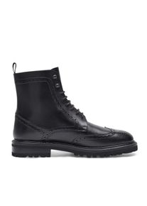 Henry Stevens Stiefeletten - Schnürboots Bonnie FBDB5 - Gr. 36,5 (EU) - in Schwarz - für Damen