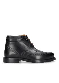Heinrich Dinkelacker Stiefel - Schn&uuml;rboots Buda Full Brogue BC - Gr. 44 (EU) - in Schwarz - f&uuml;r Damen