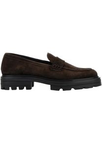 Hogan Loafer - Flat Shoes Palissandro - Gr. 10 - in Braun - f&uuml;r Damen