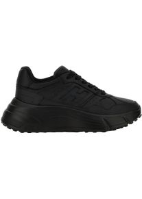 Hogan Low-Top Sneaker - Flat Shoes Black - Gr. 35,5 (EU) - in Schwarz - für Damen