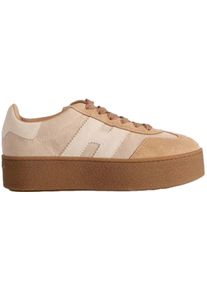 Hogan Low-Top Sneaker - Flat Shoes Beige - Gr. 39 (EU) - in Beige - f&uuml;r Damen