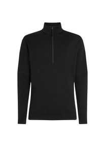 Woll- & Merinopullover Icebreaker Merino 360 RealFleece Elemental L/S Half Zip Herren (Gr XL |schwarz)