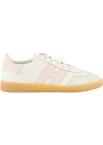Hogan Low-Top Sneaker - Dames Cool Sneaker Wit/Roze - Gr. 37,5 (EU) - in Wei&szlig; - f&uuml;r Damen