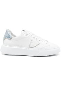 Philippe Model Low-Top Sneaker - Sneakers Bianco Denim - Gr. 39 (EU) - in Wei&szlig; - f&uuml;r Damen