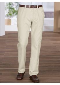 Dehnbund-Hose CLASSIC, Herren, Gr. 46, Normalgr&ouml;&szlig;en, beige, 100% Baumwolle, unifarben, lang, Hosen Dehnbund-Hose