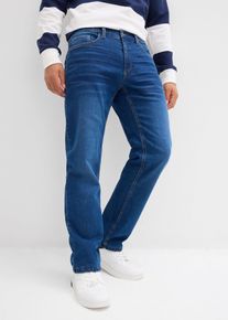 bonprix Thermo Relaxed Fit Jeans mit Dehnbund Straight, blau, Gr.68, L&auml;ssige Stretch-Thermojeans im Loose Fit mit w&auml;rmendem Polarfleece-Futter, 98% Baumwolle