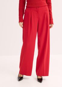 bonprix Palazzo-Hose, rot, Gr.42, modische Palazzo-Hose mit verstellbarer Bund-L&ouml;sung.