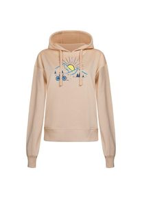 Greenbomb Nature Sunset Ride Flipper Pullover Hoodie Damen (Gr XL |beige)