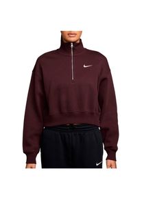 Pullove Nike Sportswear Phoenix FL Damen (Gr M |rot)