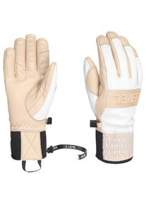 Level Joy Handschuhe Damen (Größe M |beige |wasserdicht)