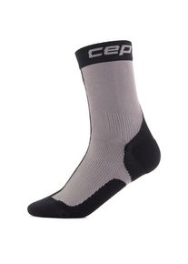 CEP Run Edition Half&Half Mid Cut 50 Laufsocken Herren (Gr V |grau)